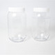 Frasco de Plástico con Tapa Rosca sin Perforar 15 Pzs. No. 500 ml 117-Transparente