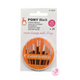 Roseta de 25 Agujas para Costura Pony Black con Ojo Blanco 5 Pzas.