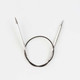 Aguja Circular de Metal Nova Cubics de 40 cm No. 5.0 mm