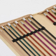 Estuche con Agujas Rectas de Madera Royale de 35 cm 8 Pares No. 3.5/8
