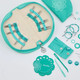 Estuche de agujas de encaje intercambiables de acero Mindful Knitpro #3-3.75/4-6 Mod. 36314 (8 pares)