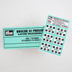 Broche de Presión Negro Prym 48 Tarjetas con 36 Juegos No. 2/0/7 mm 116-Negro